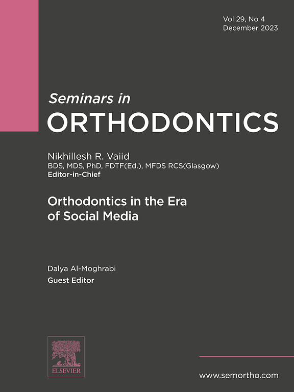 Go to journal home page - Seminars in Orthodontics